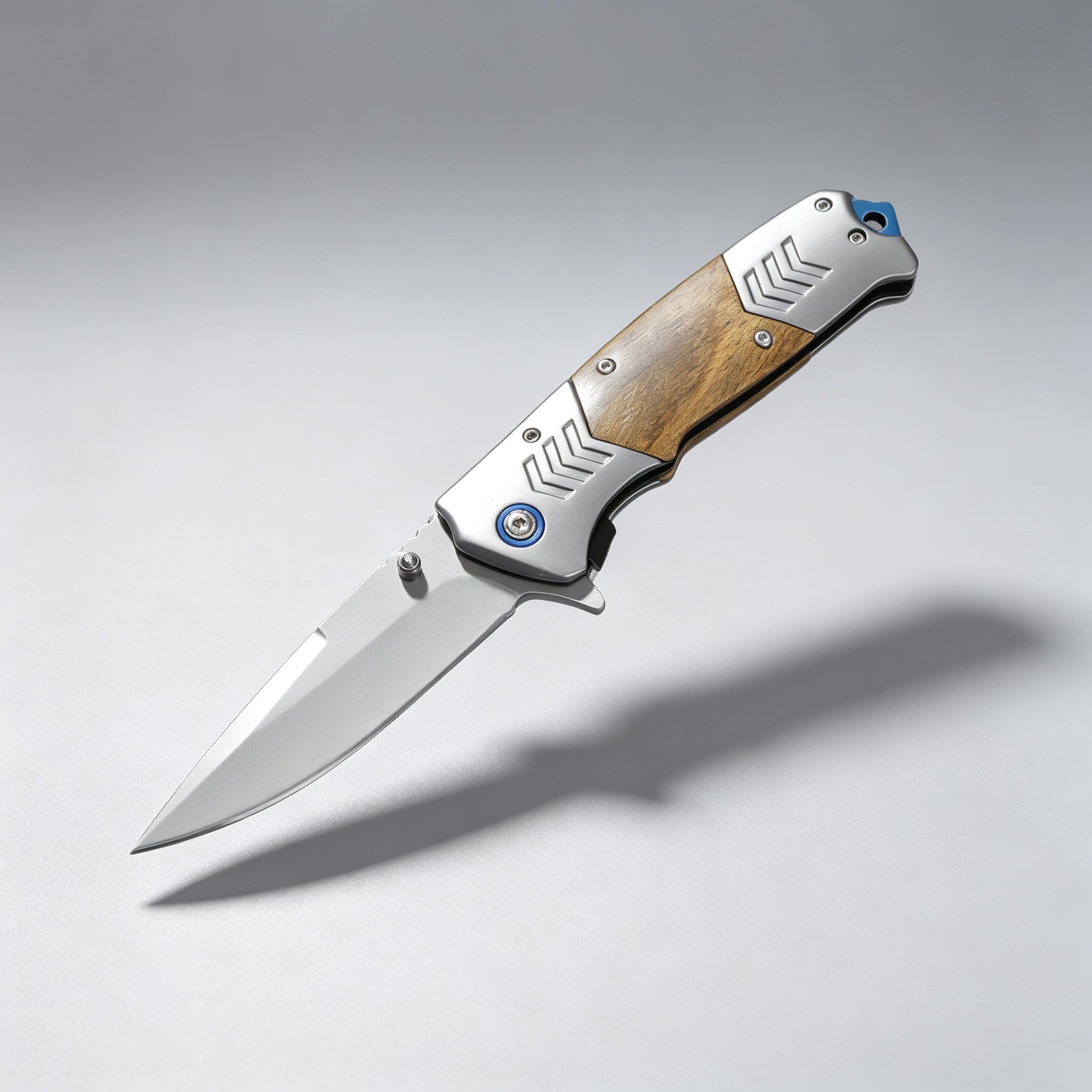 F220 Bearing Folding Knife Red Handle – 226mm · 162g — view 3