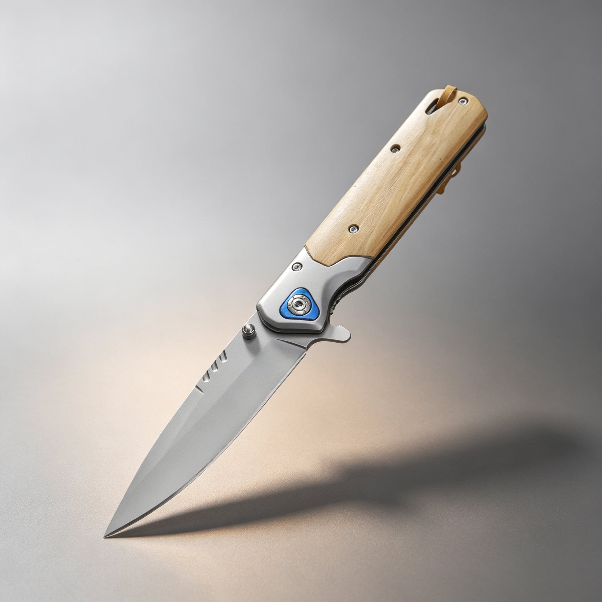 F213 Bearing Folding Knife Sandblasted Handle – 200mm · 142g — view 2