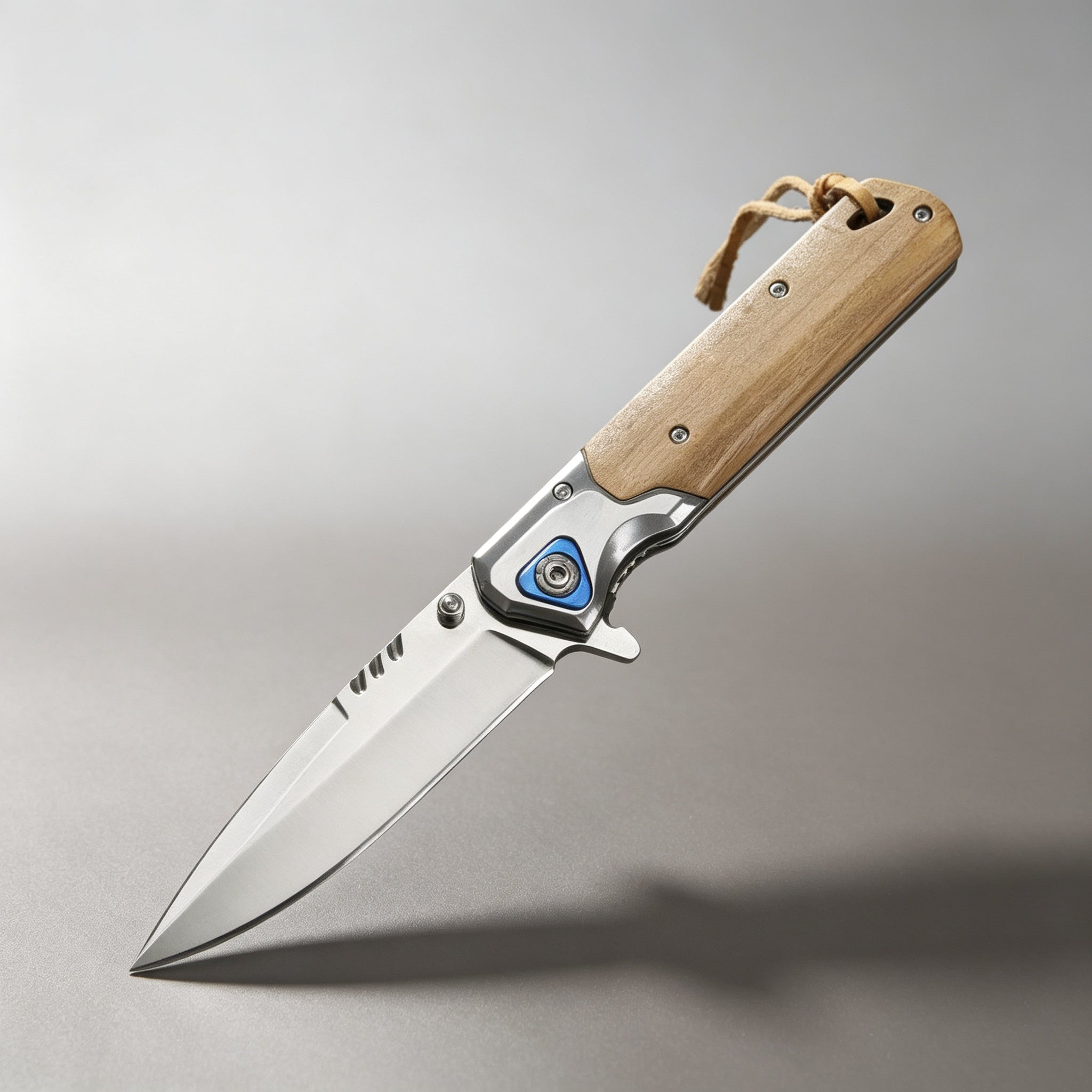 F213 Bearing Folding Knife Black Handle – 200mm · 142g — view 2