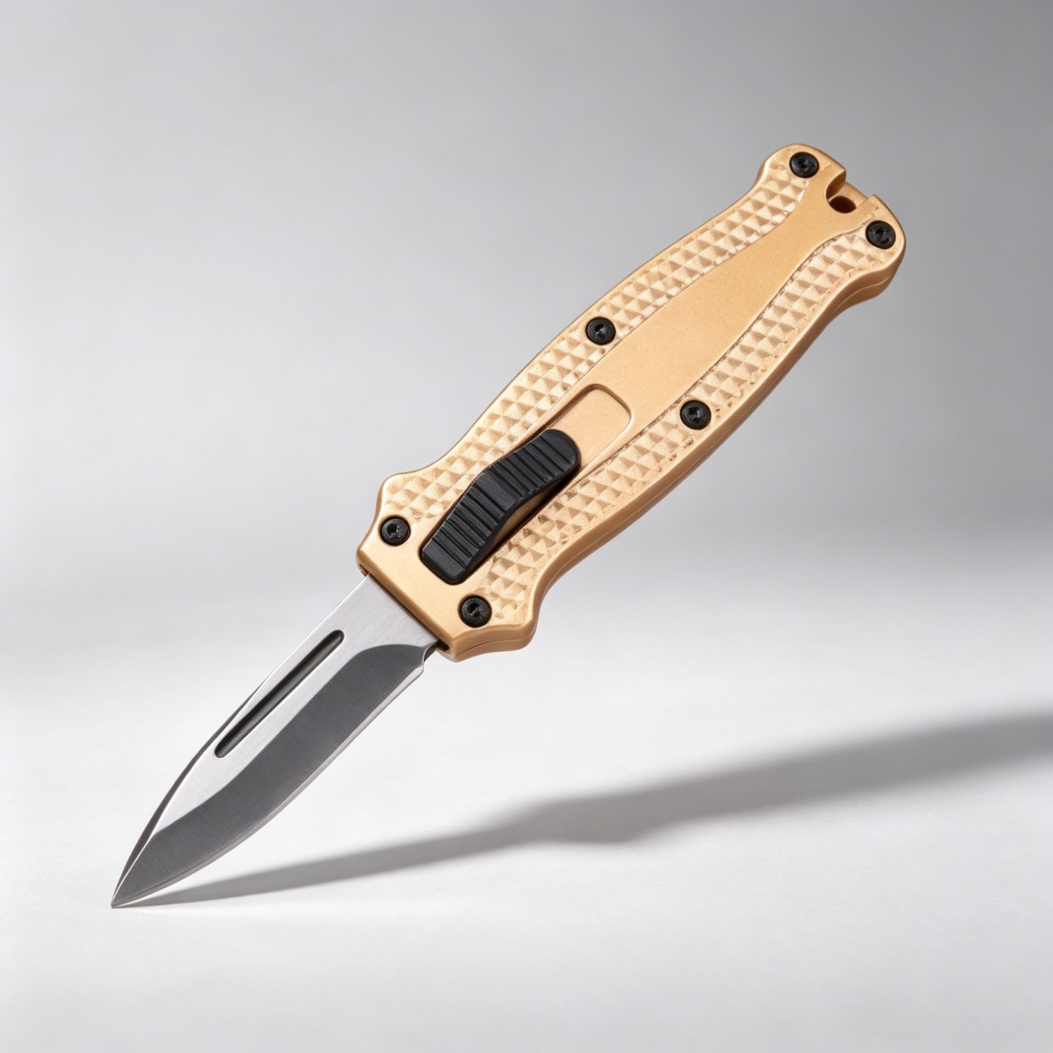 F147 Folding Knife Double-Edge White – 130mm · 59.5g — view 2