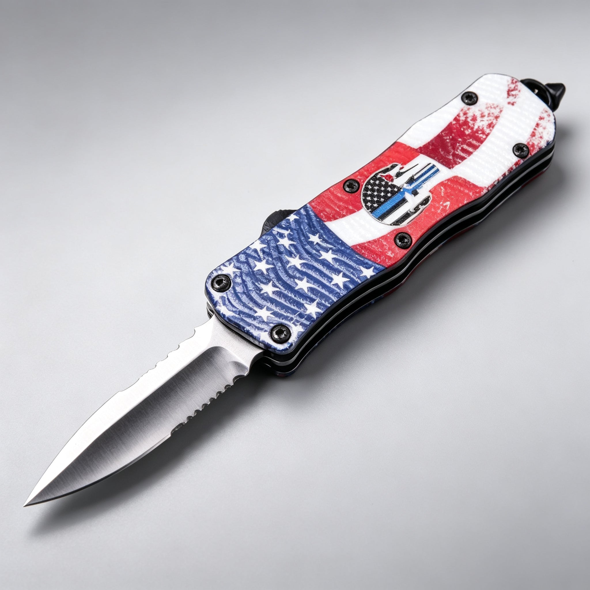 F146-1 Folding Knife Double-Edge Serrated – 170mm · 210g — view 3