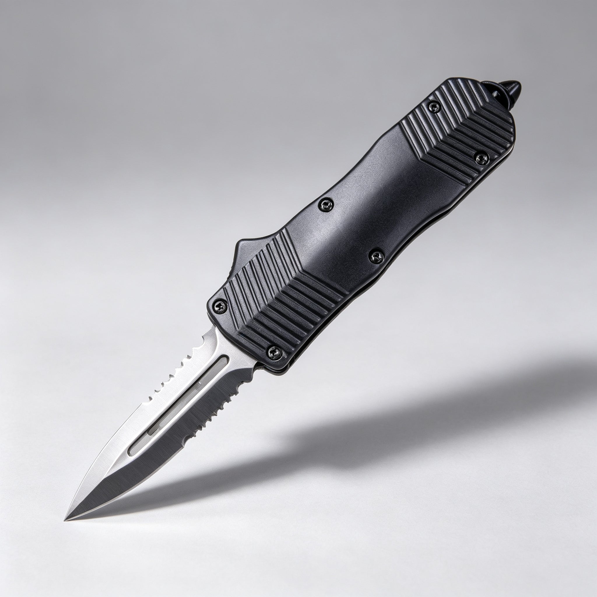 F145-10 Folding Knife Double-Edge Serrated – 170mm · 210g — view 2