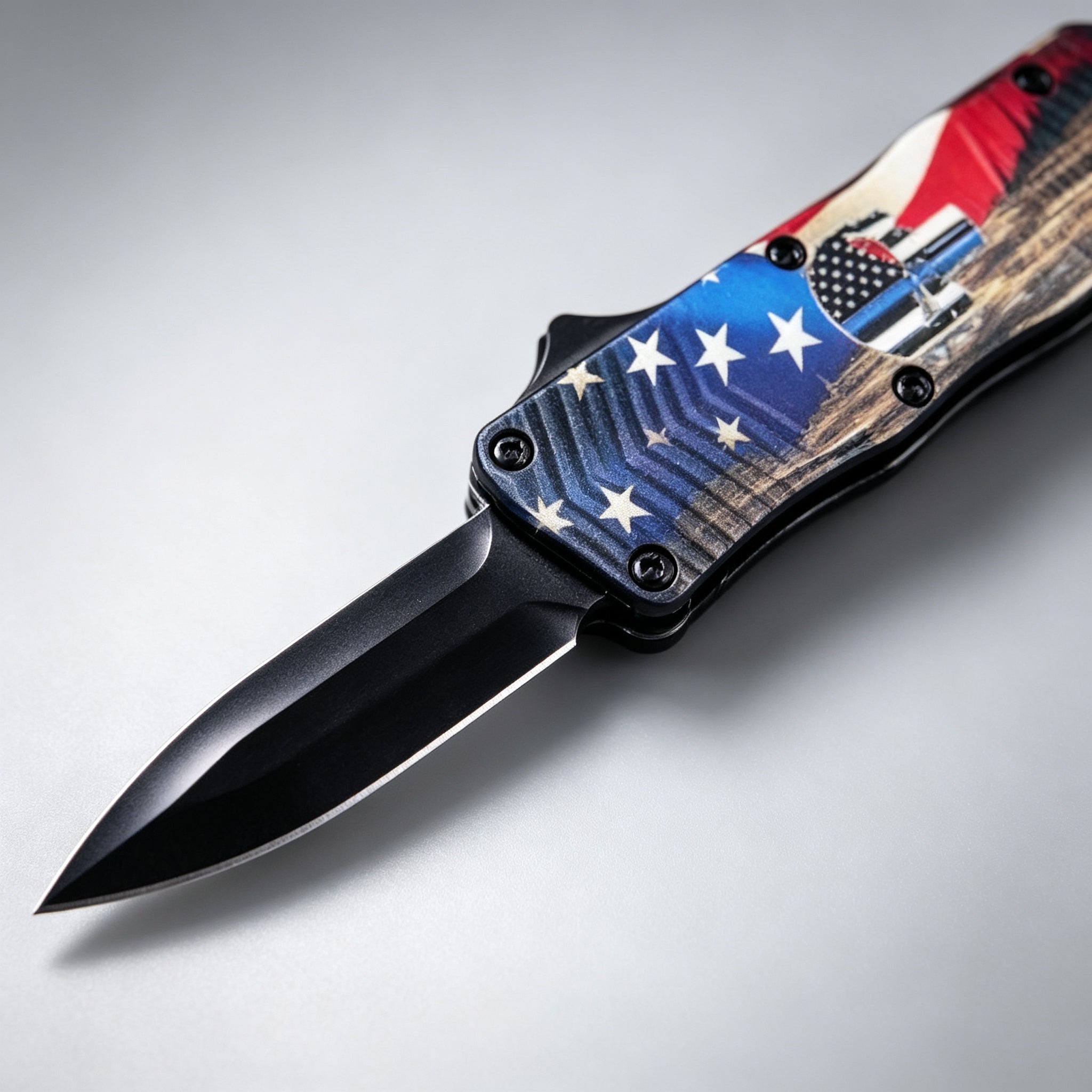 F145-9 Folding Knife Double-Edge Serrated – 170mm · 210g — view 3