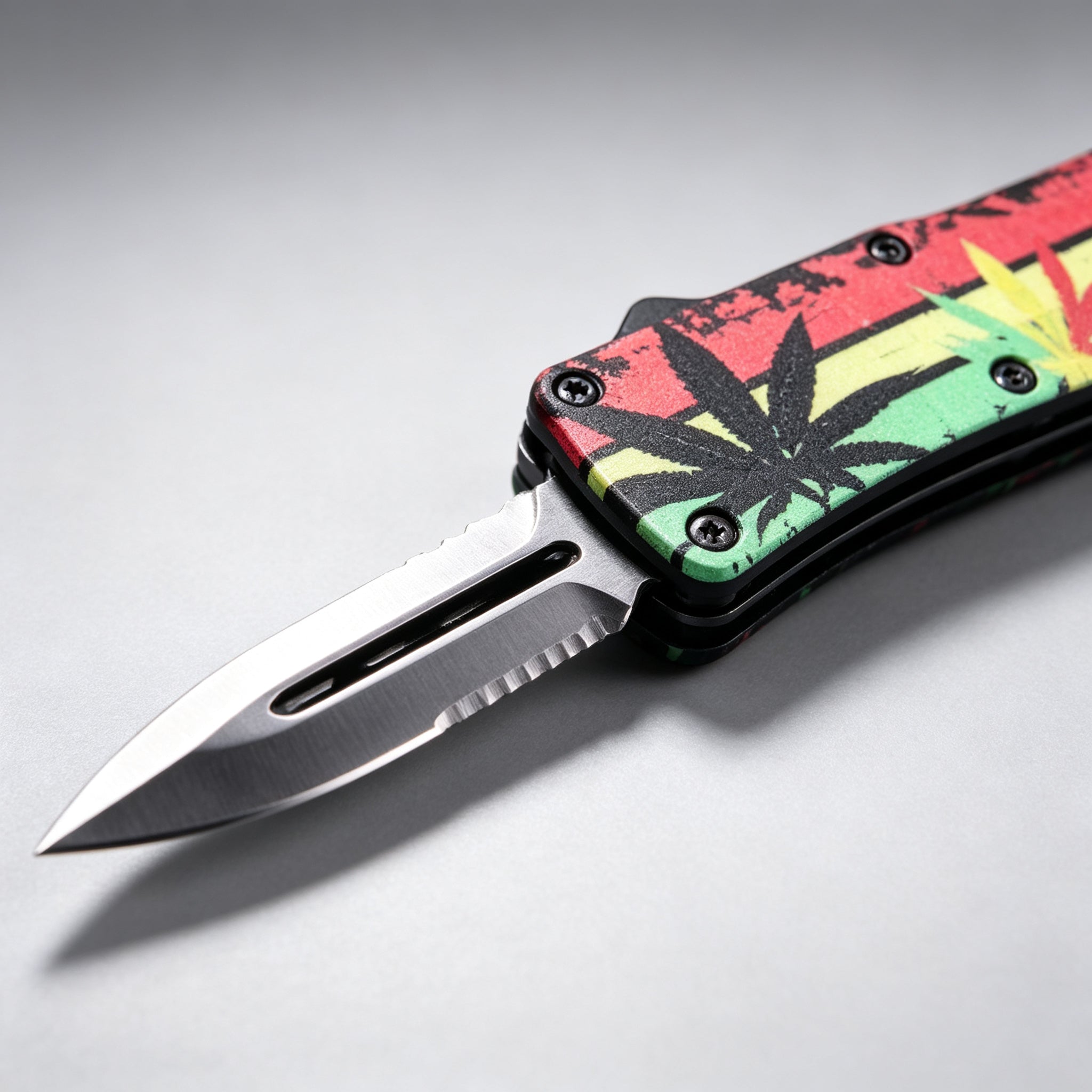 F145-8 Folding Knife Double-Edge Serrated – 170mm · 210g — view 3