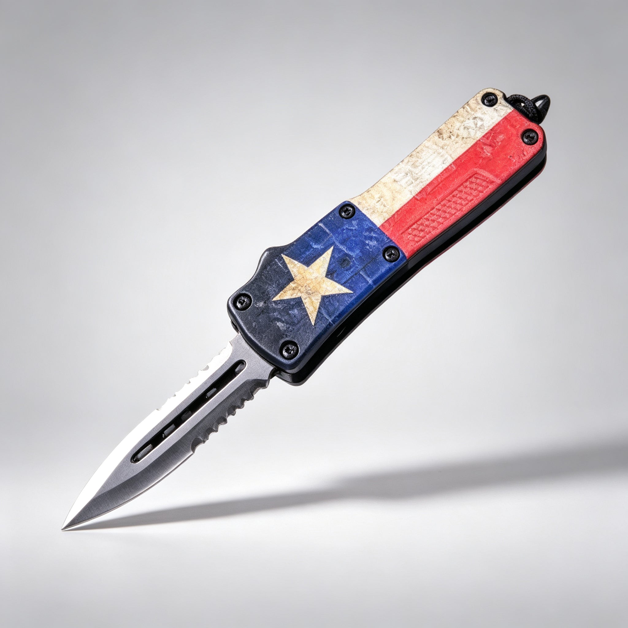 F145-6 Folding Knife Double-Edge Serrated – 170mm · 210g — view 2