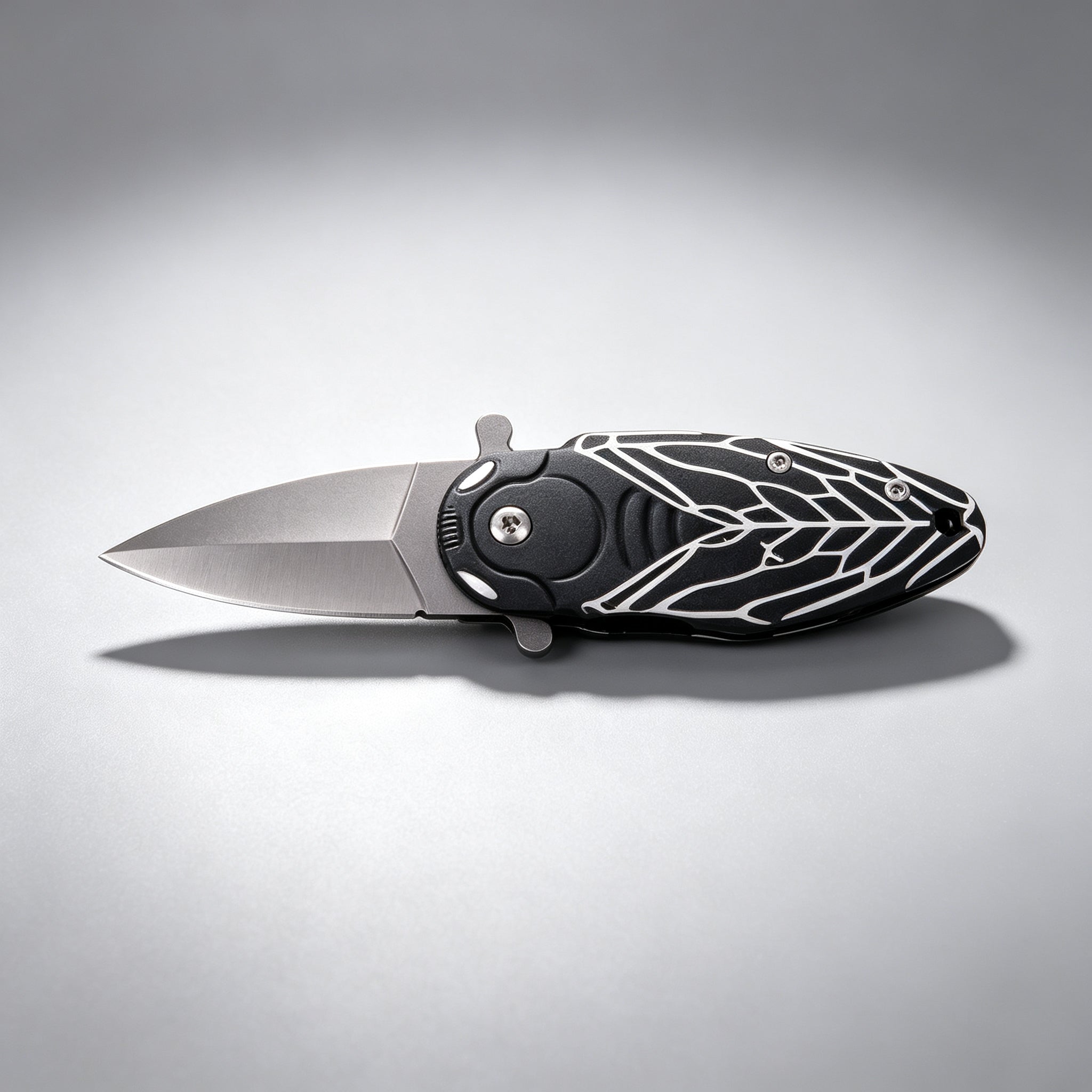 F159 Folding Knife Double-Edge Serrated – 180mm · 205g