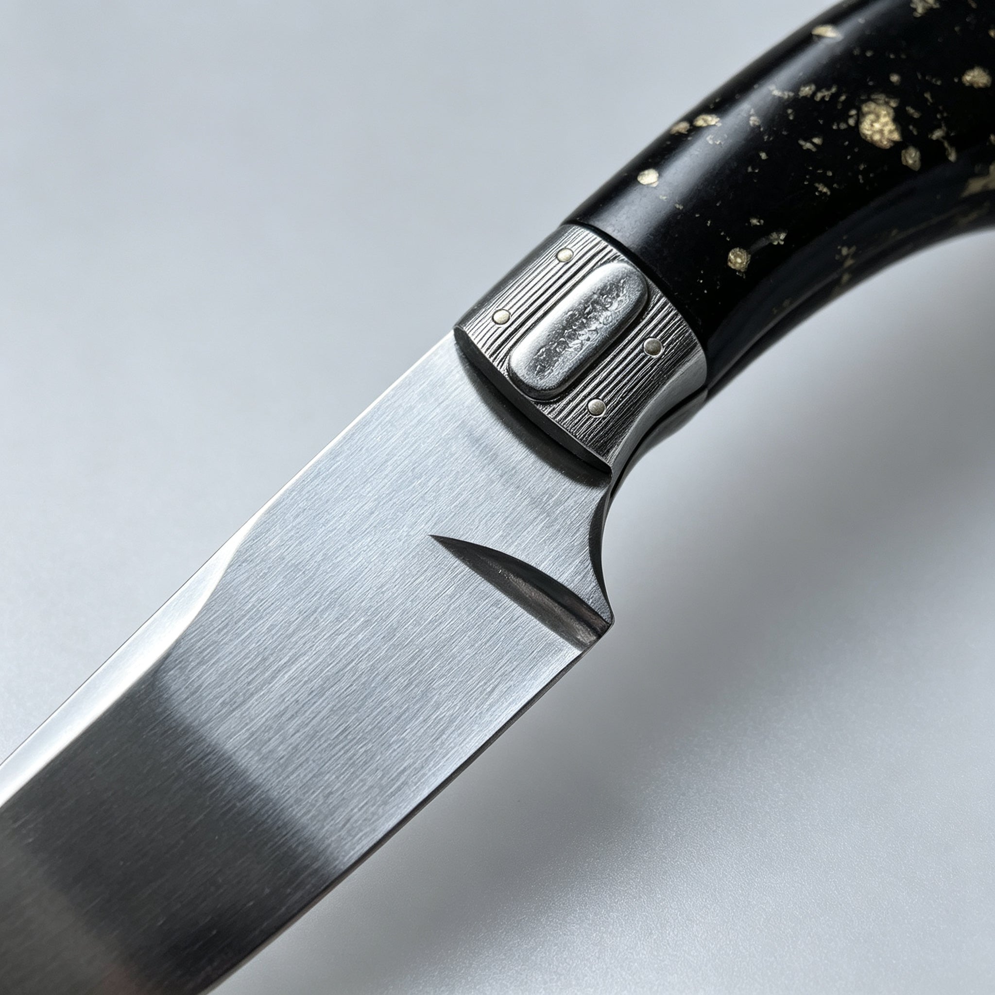 J24 Damascus Fixed Blade Knife - 3R13 Damascus Steel 320mm — view 3